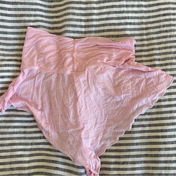 Negative Underwear Light Pink Ribbed Shorts - Picture 6 of 7